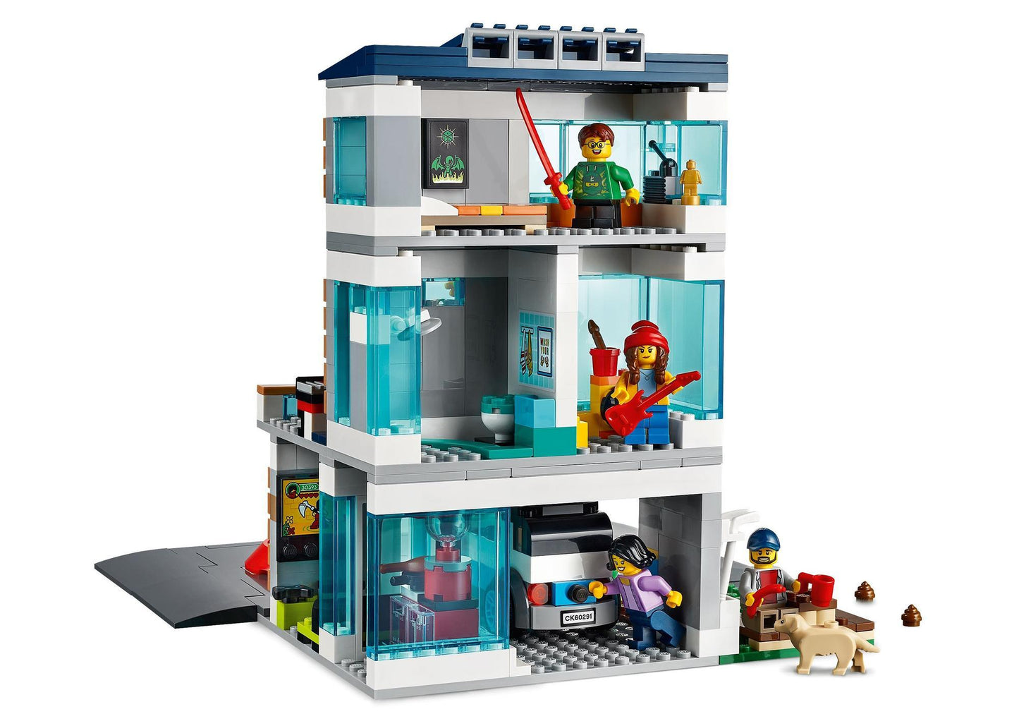Lego 60291 City: Modernes Familienhaus - plegobil