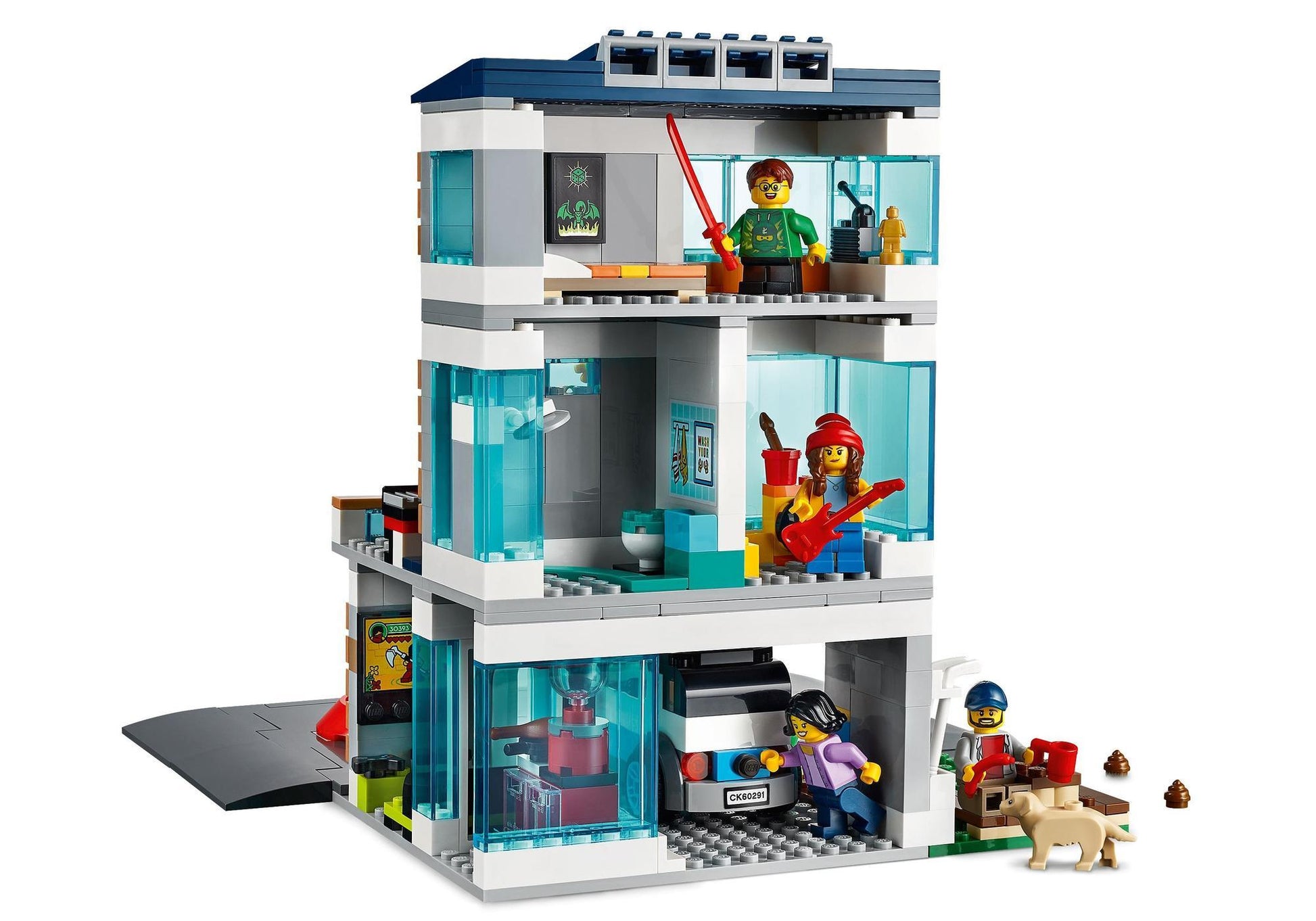 Lego 60291 City: Modernes Familienhaus - plegobil