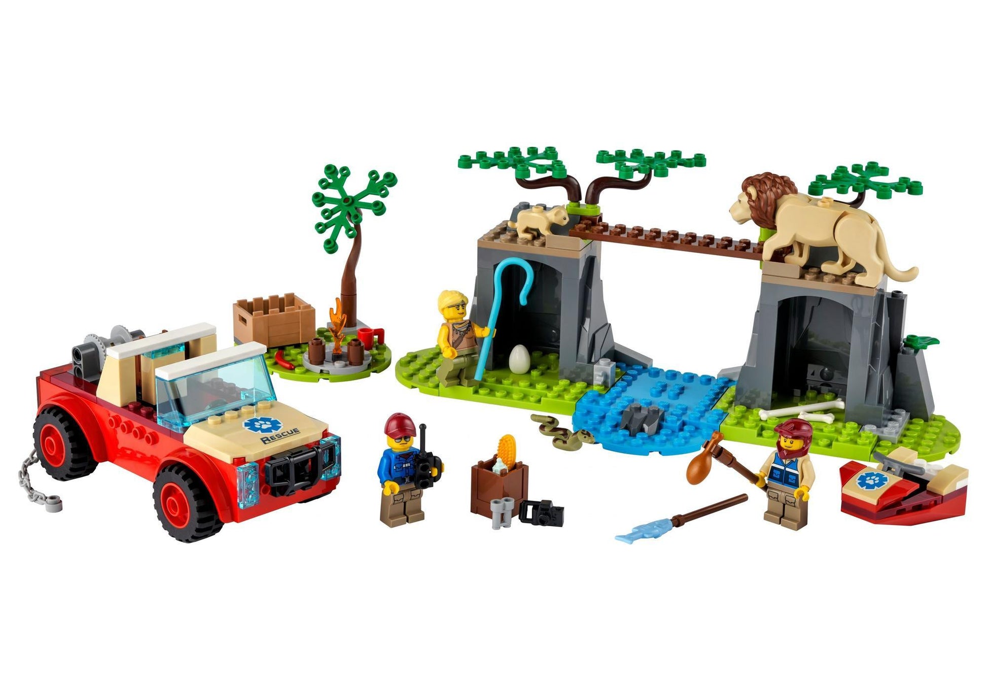 Lego 60301 City: Tierrettungs-Geländewagen - plegobil