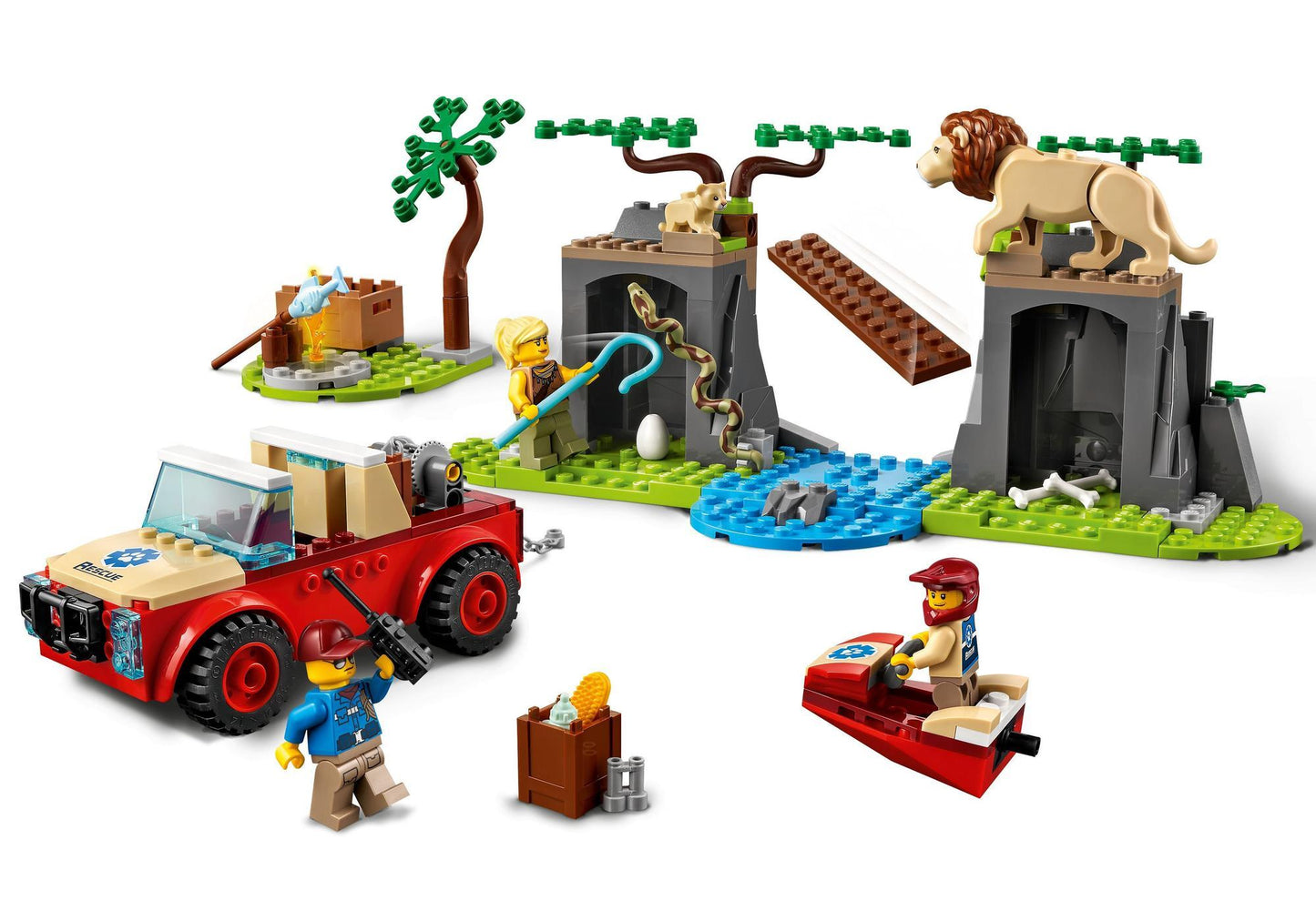 Lego 60301 City: Tierrettungs-Geländewagen - plegobil