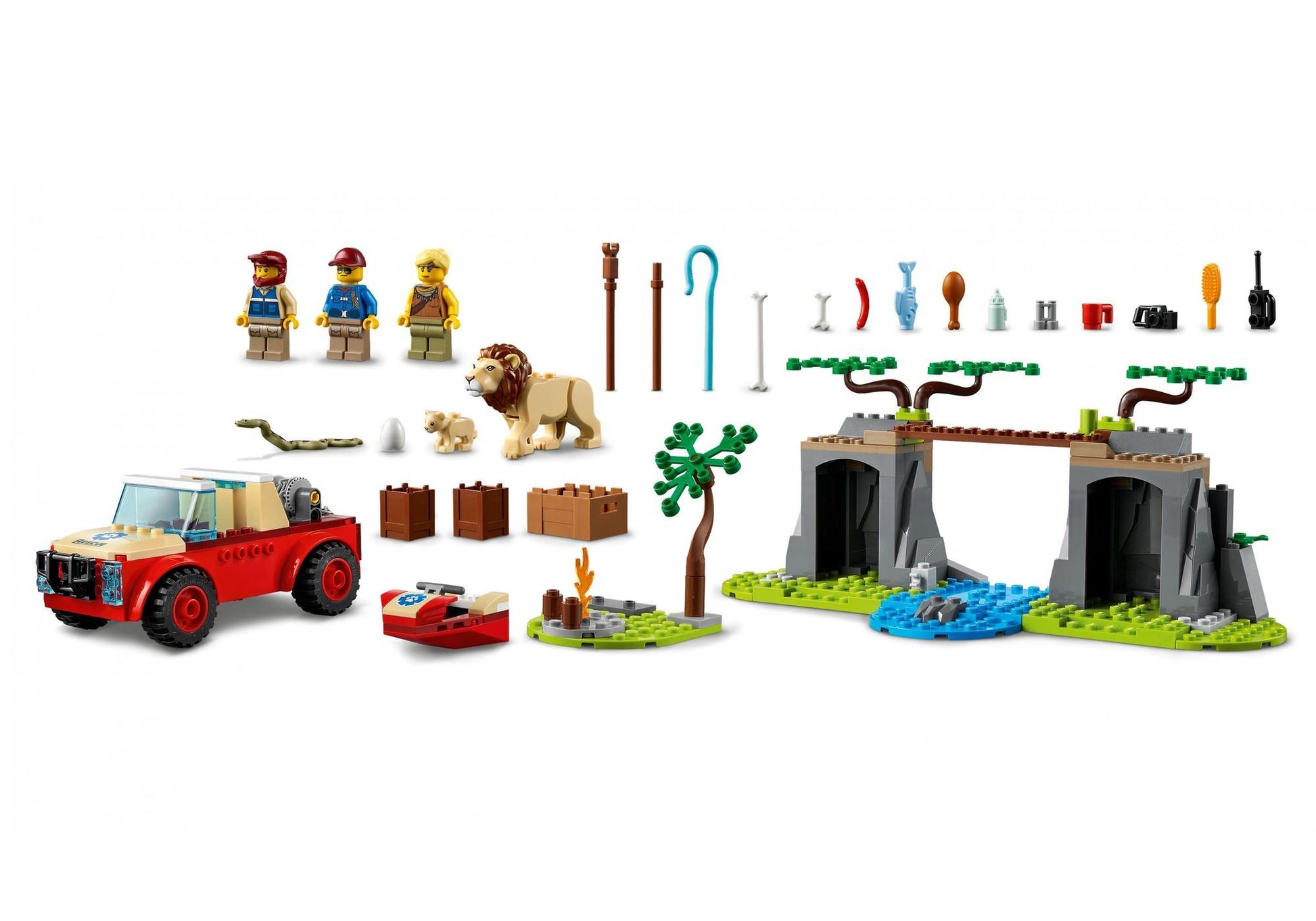 Lego 60301 City: Tierrettungs-Geländewagen - plegobil