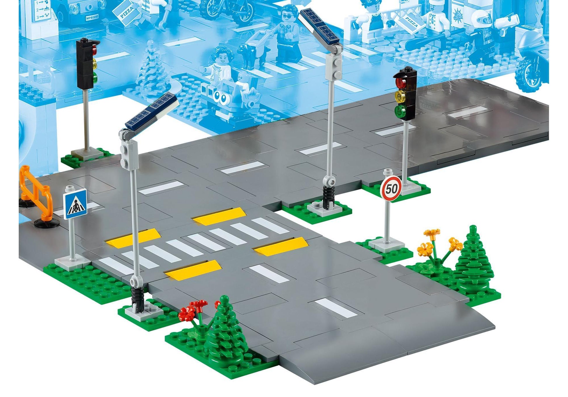 Lego 60304 City: Straßenkreuzung mit Ampeln - plegobil