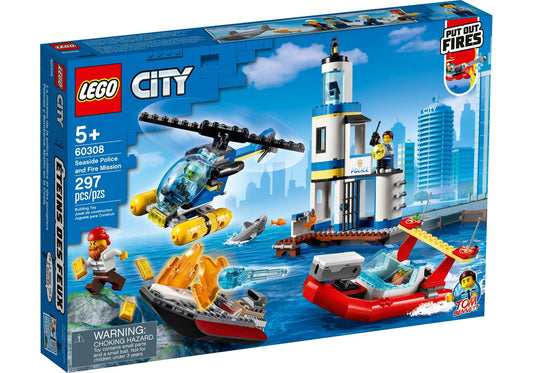 Lego 60308 City: Polizei und Feuerwehr im Küsteneinsatz - plegobil
