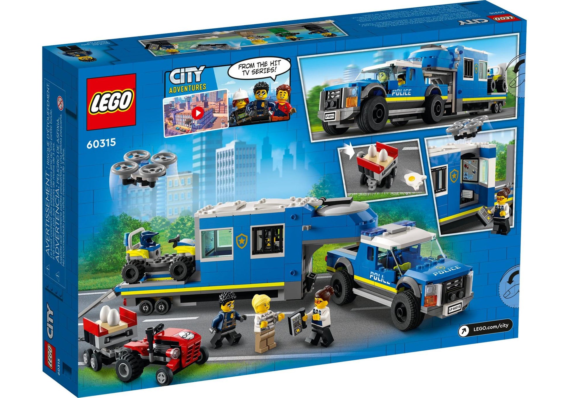 Lego 60315 City: Mobile Polizei-Einsatzzentrale - plegobil
