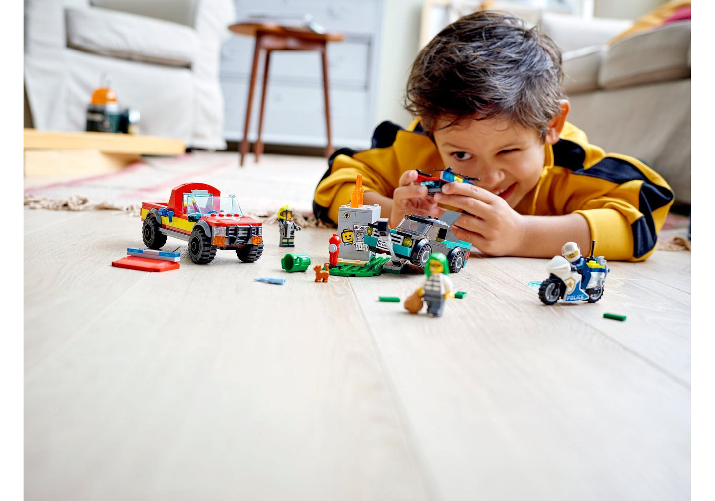 Lego 60319 City: Löscheinsatz und Verfolgungsjagd - plegobil