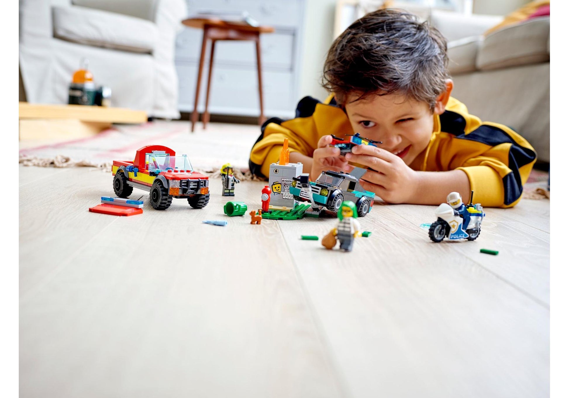 Lego 60319 City: Löscheinsatz und Verfolgungsjagd - plegobil