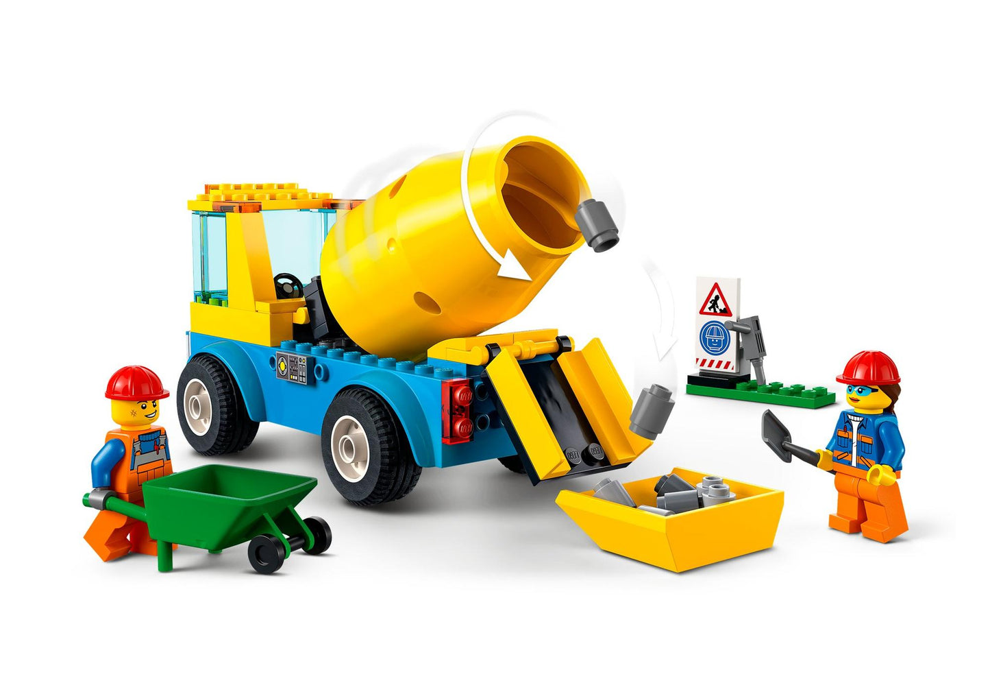 Lego 60325 City: Betonmischer - plegobil