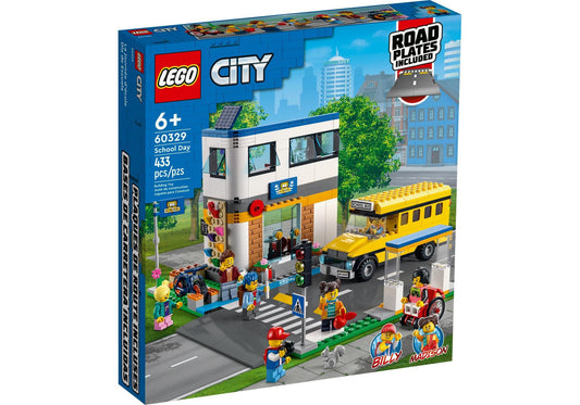 Lego 60329 City: Schule mit Schulbus - plegobil