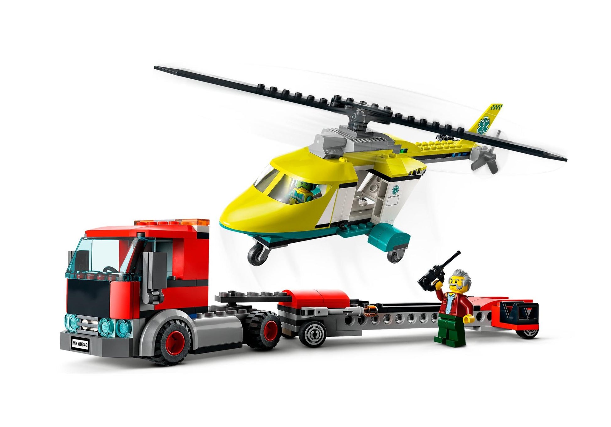 Lego 60343 City: Hubschrauber Transporter - plegobil