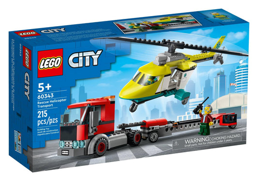 Lego 60343 City: Hubschrauber Transporter - plegobil