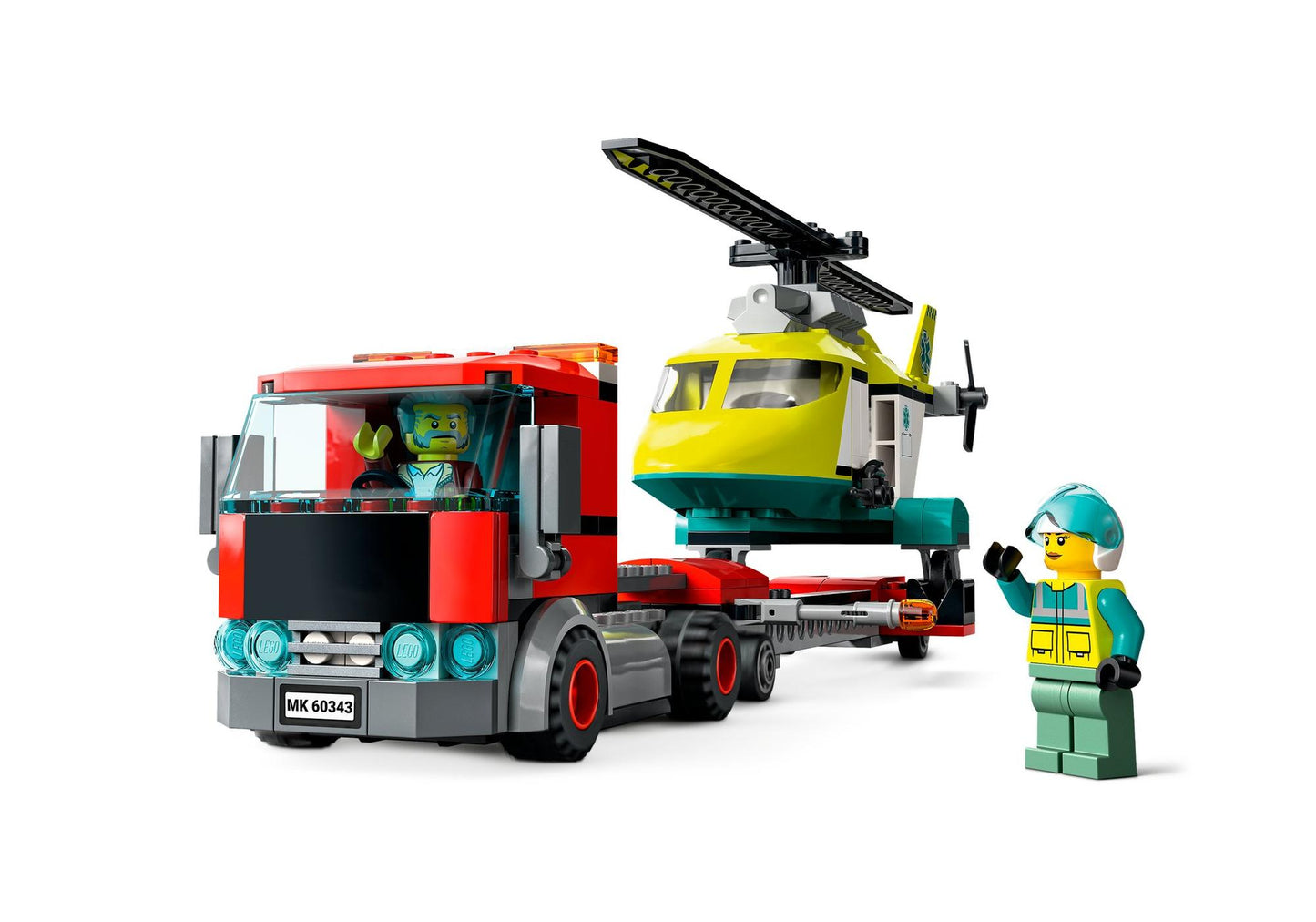 Lego 60343 City: Hubschrauber Transporter - plegobil