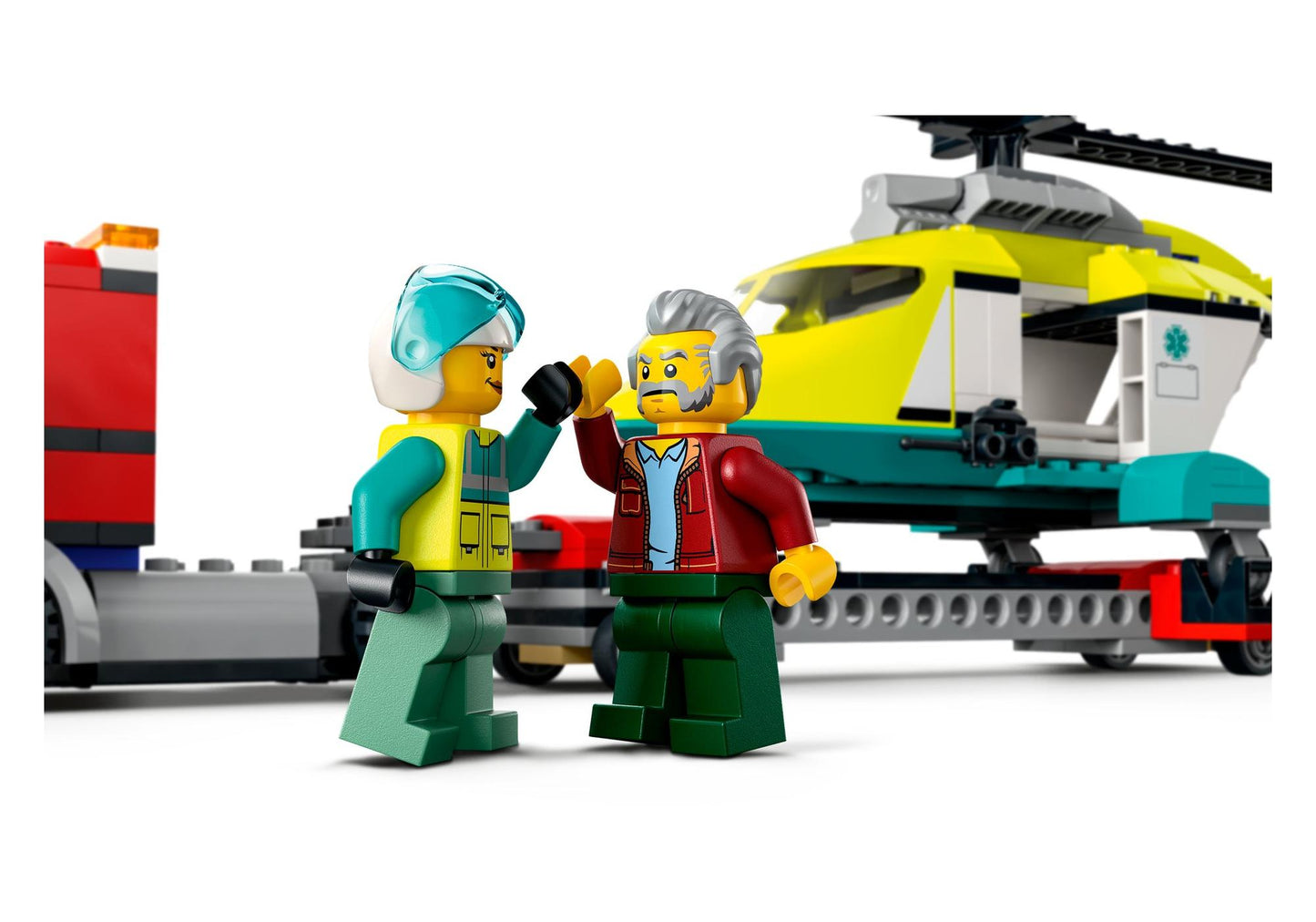 Lego 60343 City: Hubschrauber Transporter - plegobil