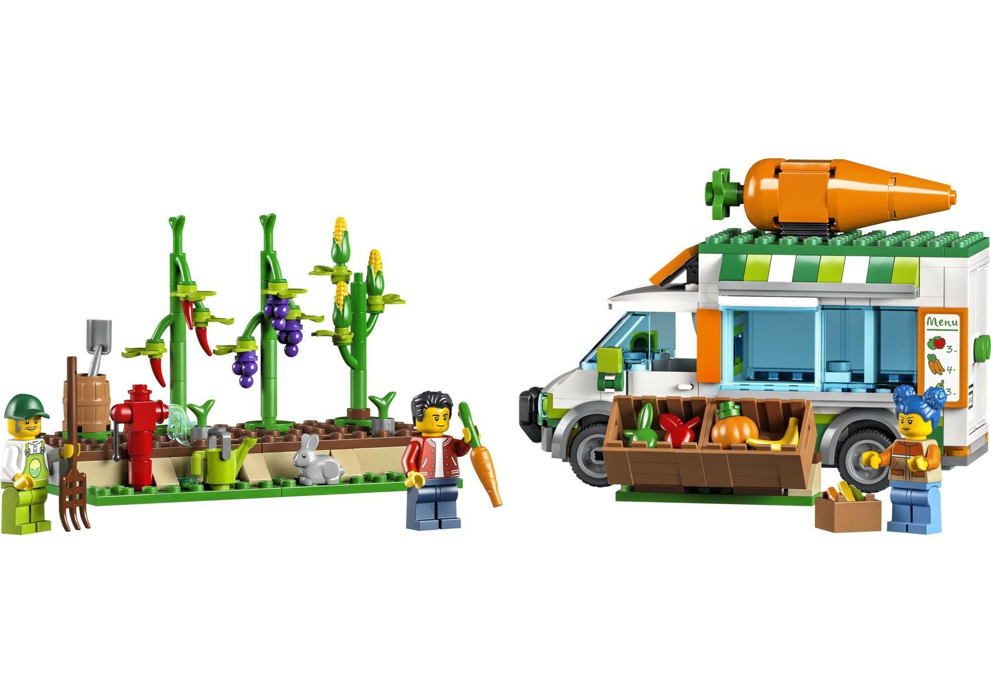 Lego 60345 City: Gemüse-Lieferwagen - plegobil