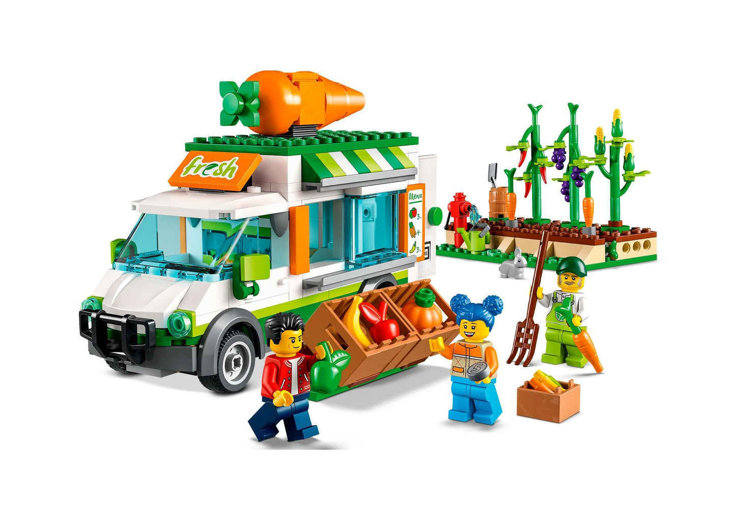 Lego 60345 City: Gemüse-Lieferwagen - plegobil