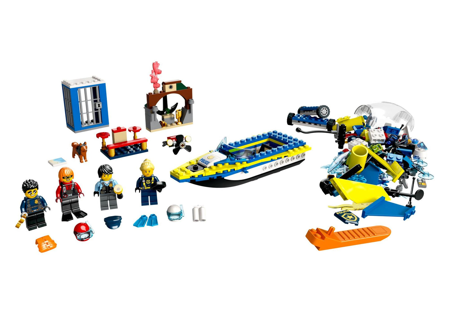 Lego 60355 City: Detektivmissionen der Wasserpolizei - plegobil
