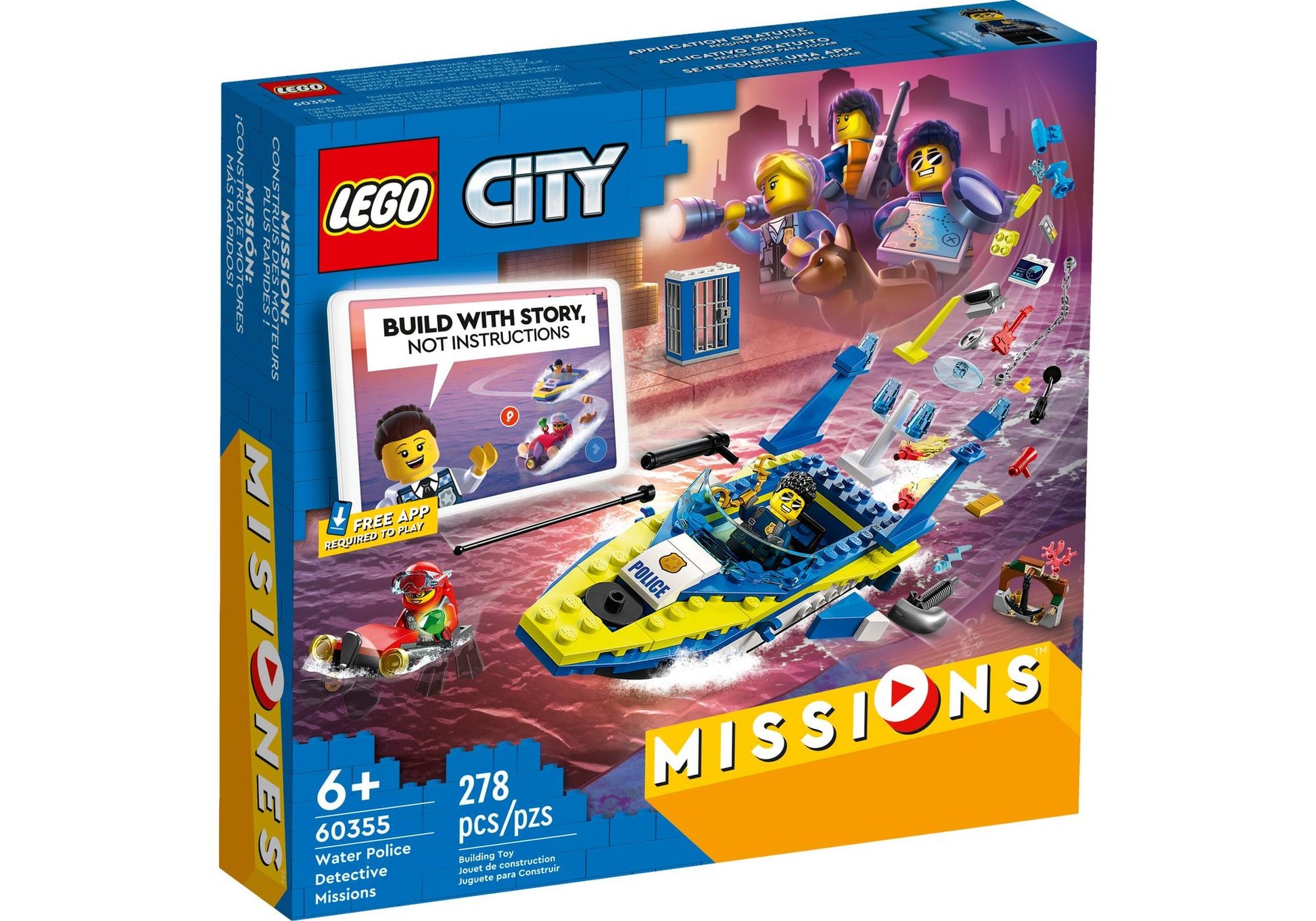 Lego 60355 City: Detektivmissionen der Wasserpolizei - plegobil