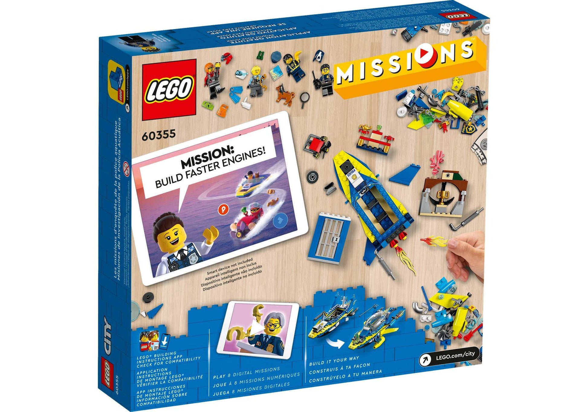 Lego 60355 City: Detektivmissionen der Wasserpolizei - plegobil