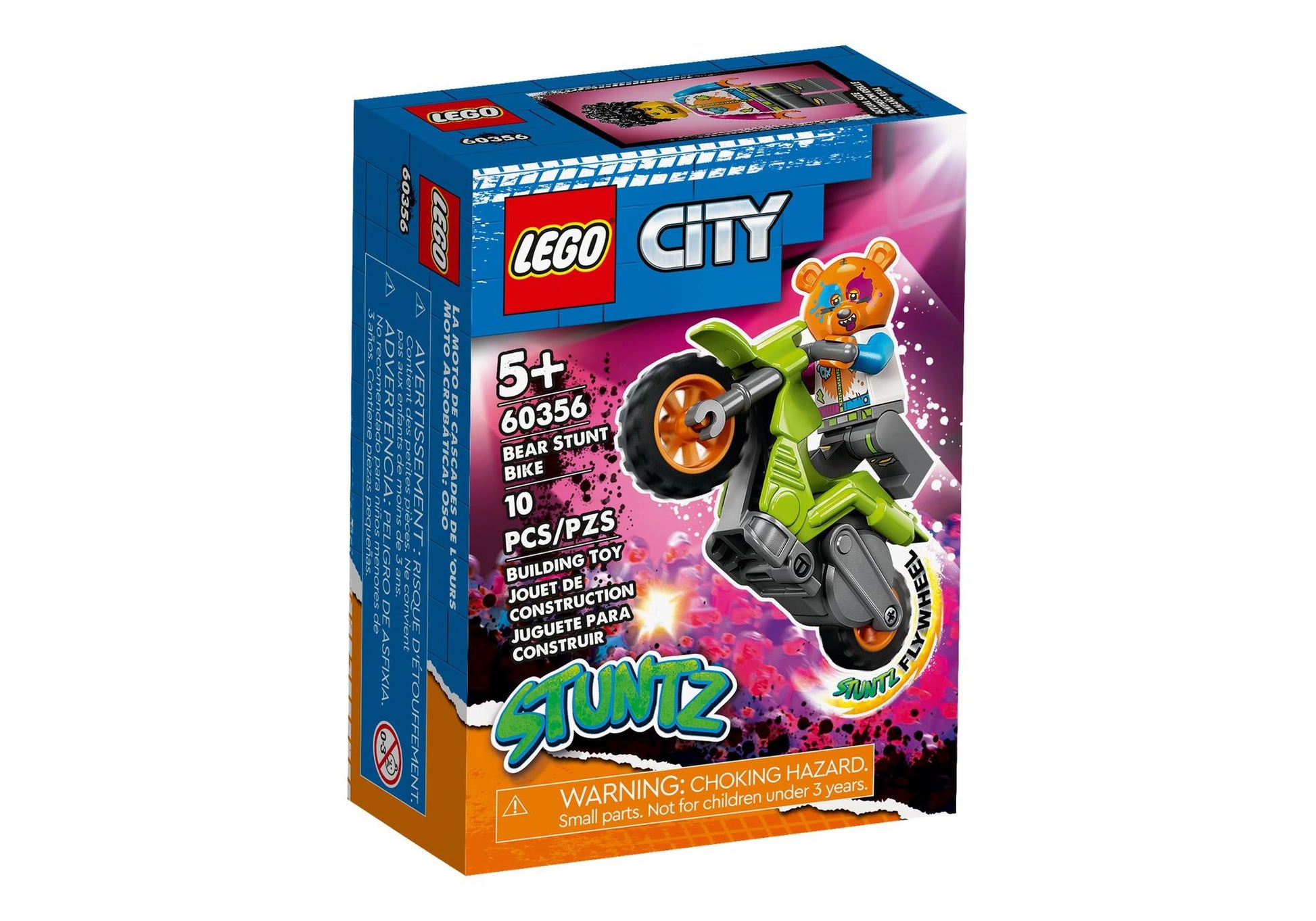 Lego 60356 City: Bären-Stuntbike - plegobil