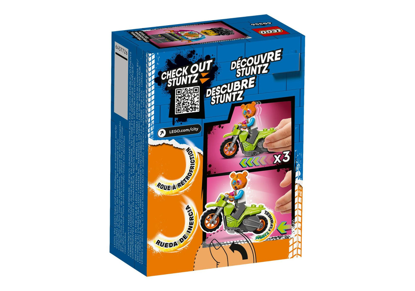 Lego 60356 City: Bären-Stuntbike - plegobil