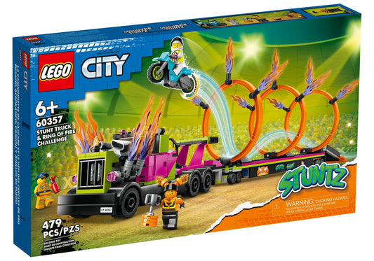 Lego 60357 City: Stunttruck mit Feuerreifen-Challenge - plegobil
