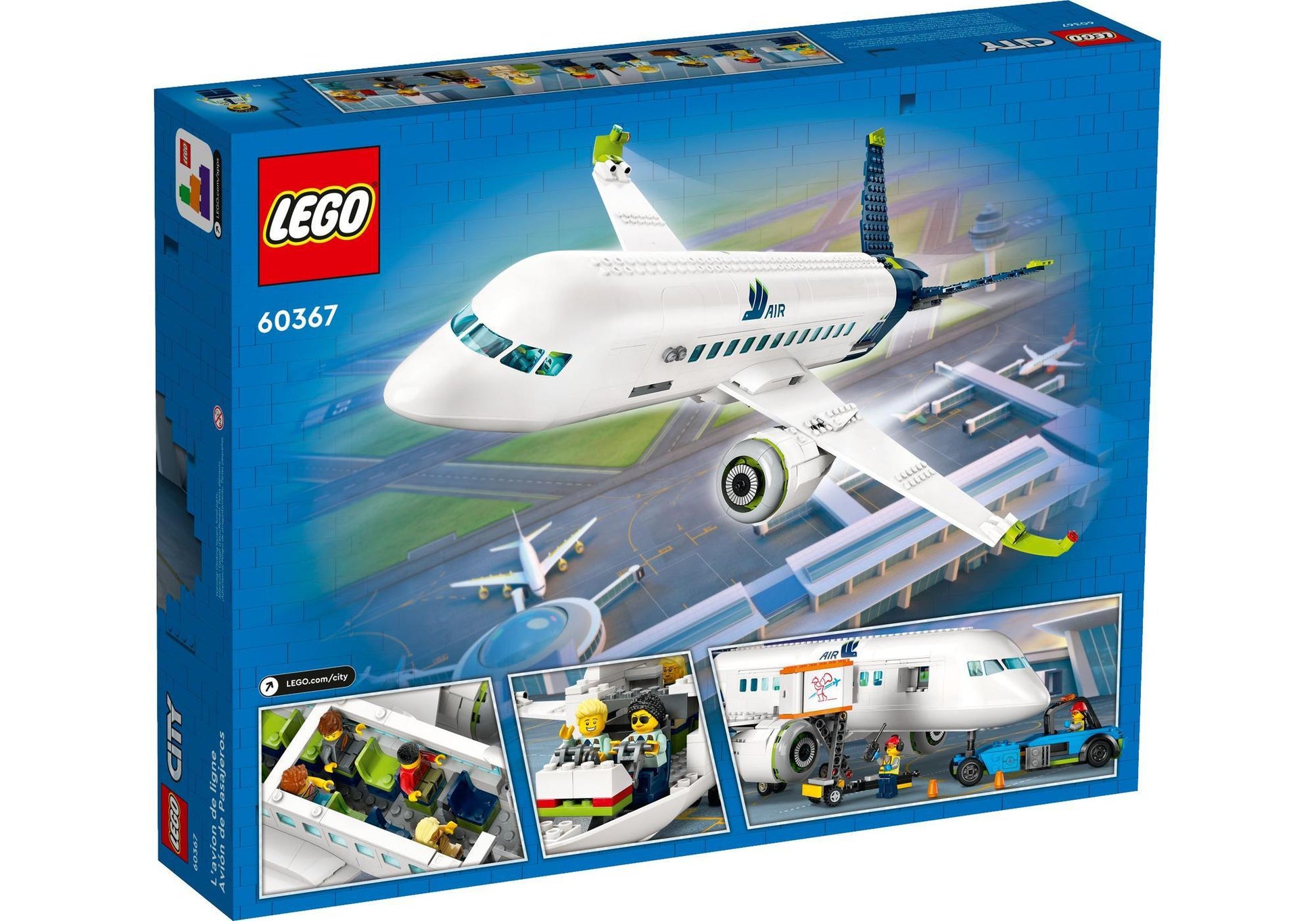 Lego 60367 City: Passagierflugzeug - plegobil