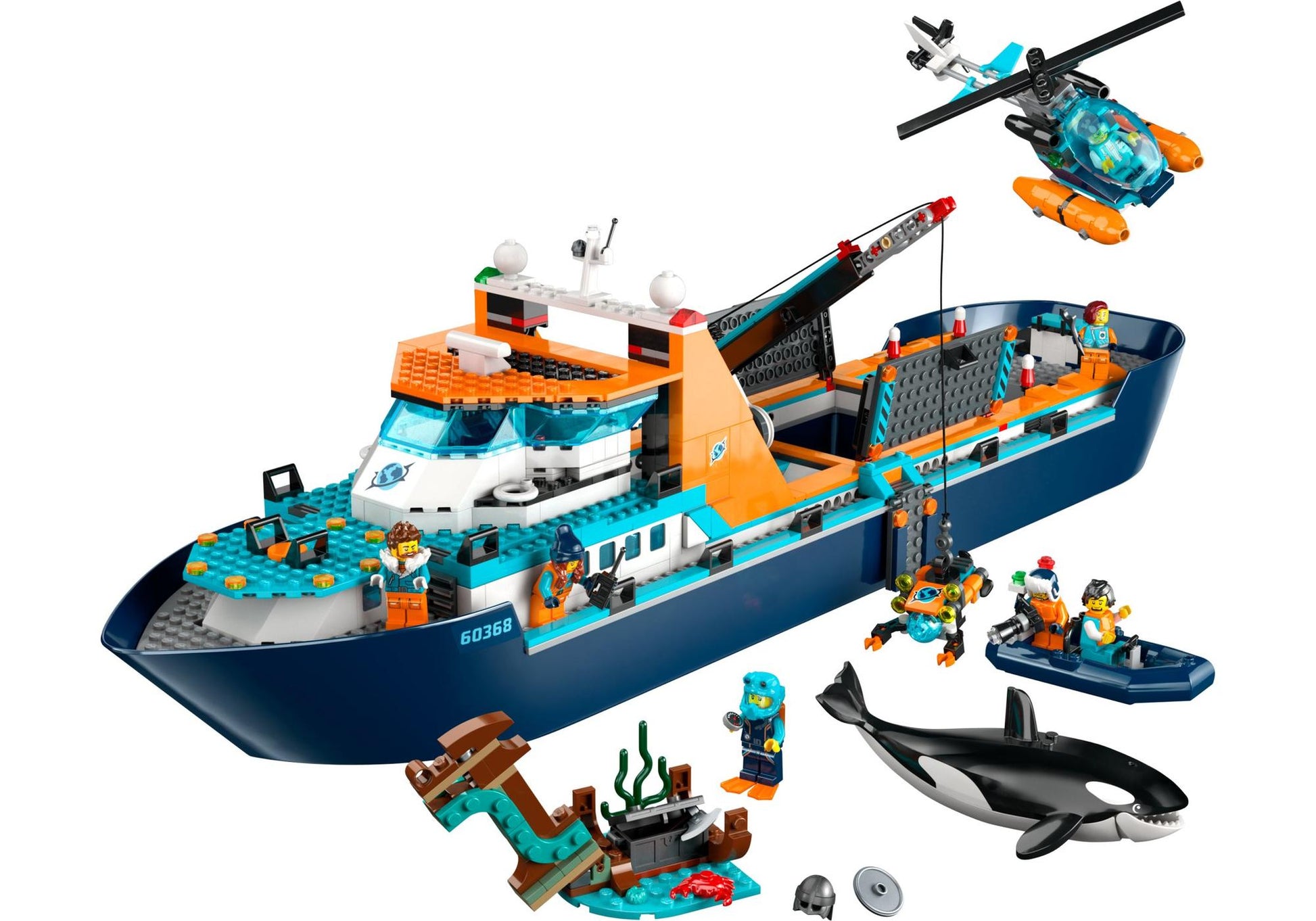 Lego 60368 City: Arktis-Forschungsschiff - plegobil