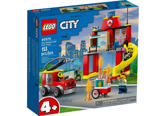 Lego 60375 City: Feuerwehrstation und Löschauto - plegobil