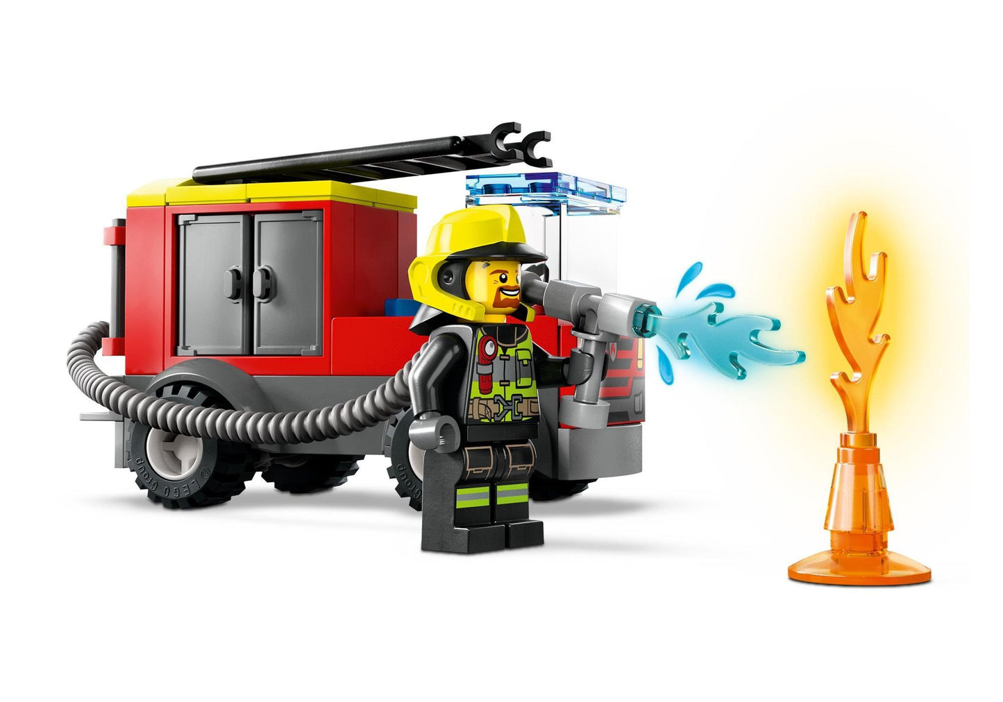 Lego 60375 City: Feuerwehrstation und Löschauto - plegobil