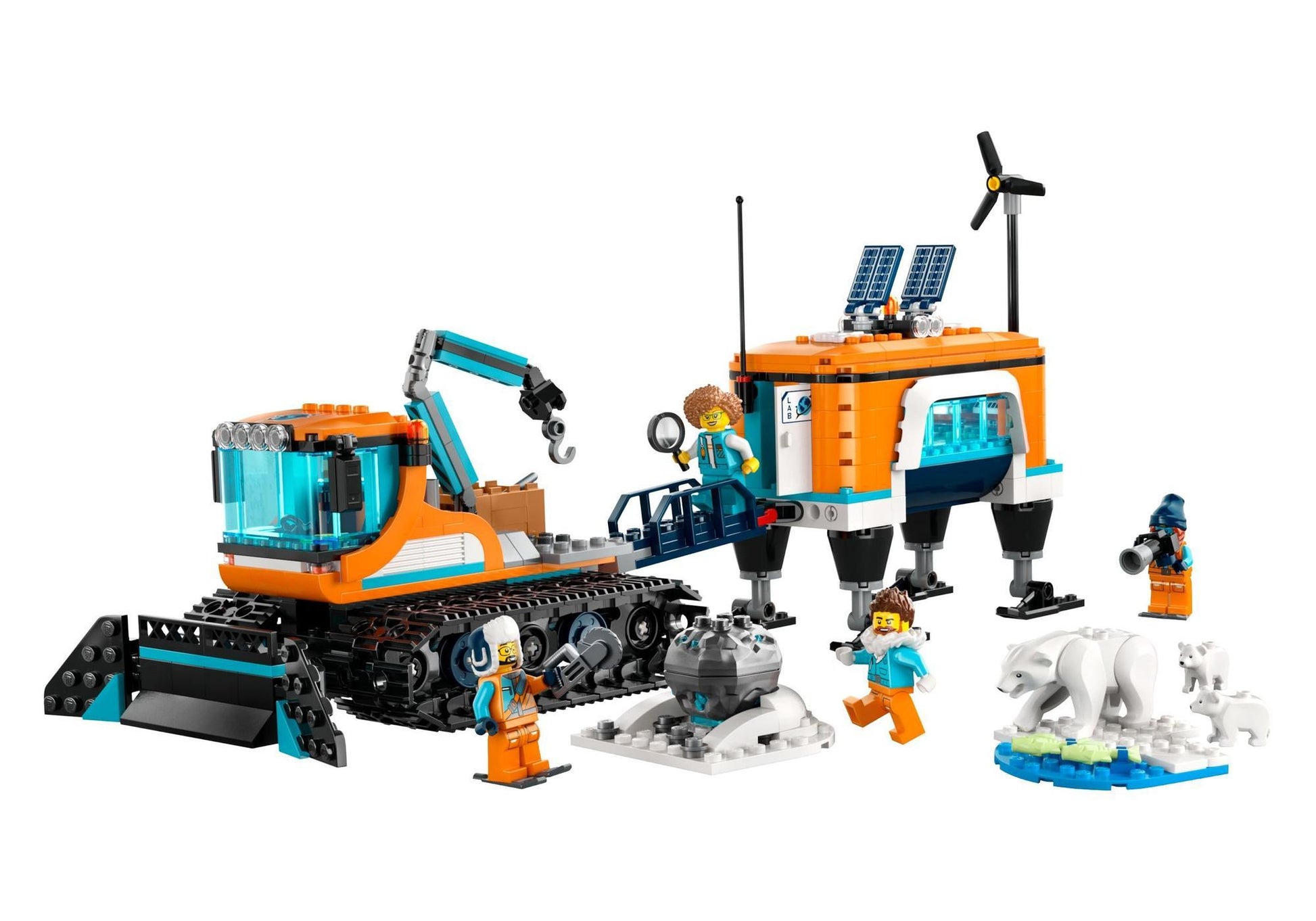 Lego 60378 City: Arktis-Schneepflug mit mobilem Labor - plegobil