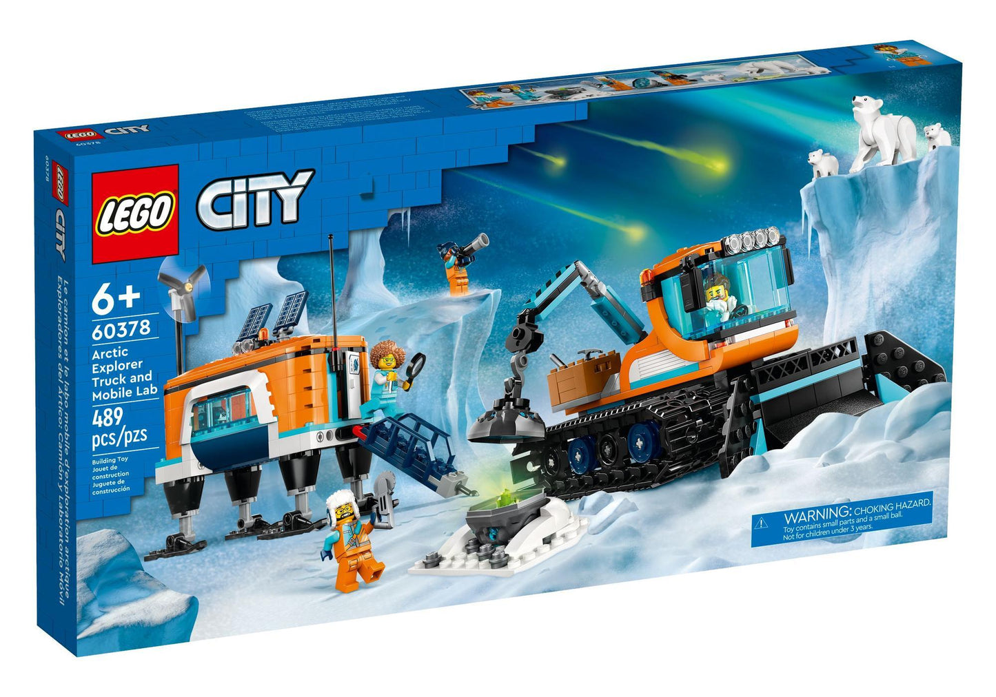 Lego 60378 City: Arktis-Schneepflug mit mobilem Labor - plegobil