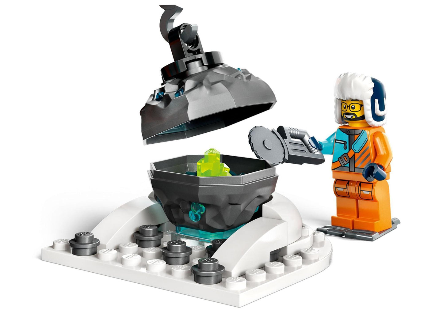 Lego 60378 City: Arktis-Schneepflug mit mobilem Labor - plegobil