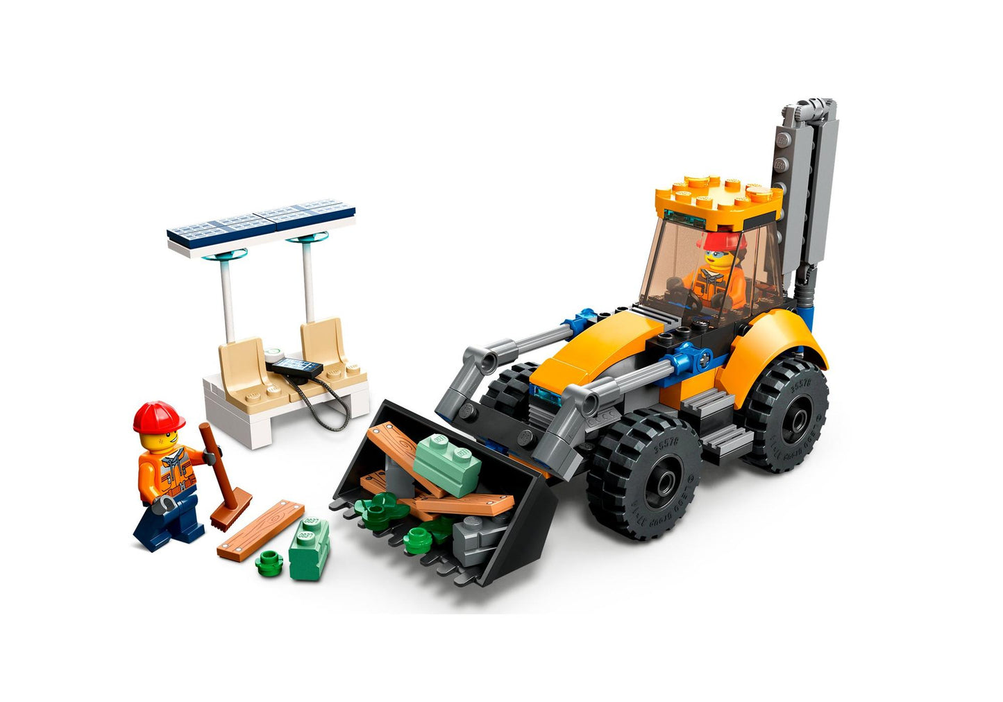 Lego 60385 City: Radlader - plegobil