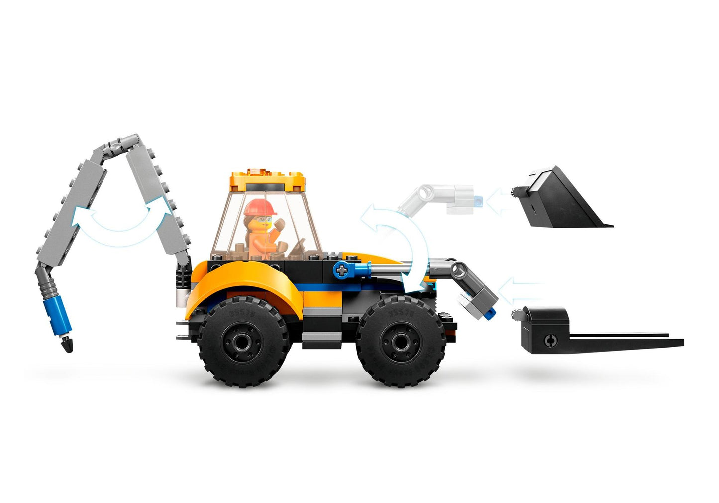 Lego 60385 City: Radlader - plegobil