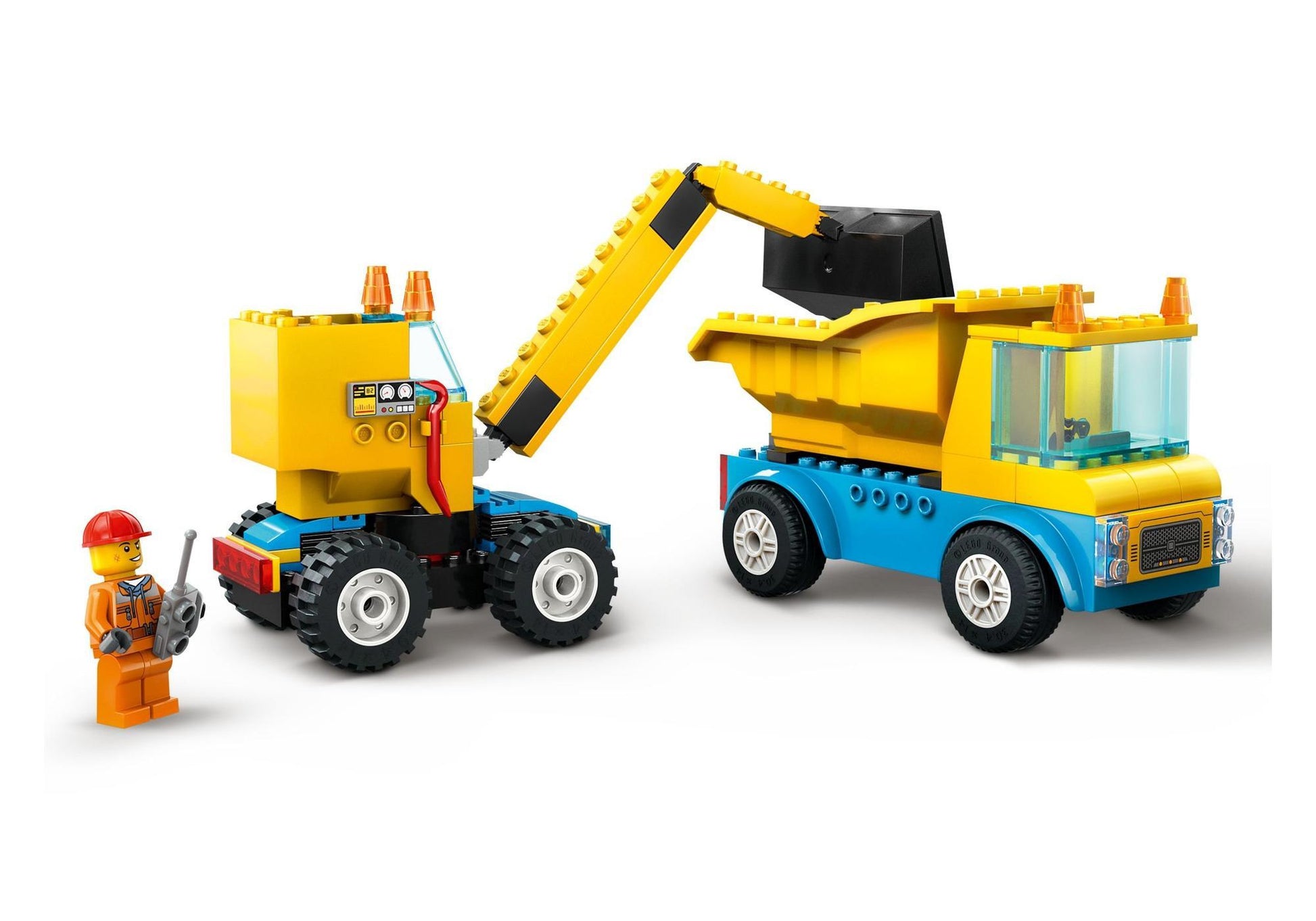 Lego 60391 City: Baufahrzeuge und Kran mit Abrissbirne - plegobil