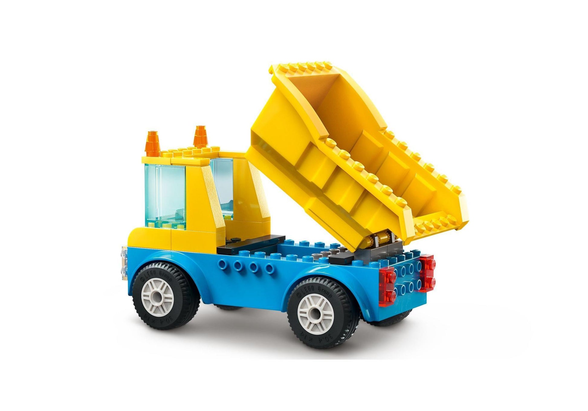 Lego 60391 City: Baufahrzeuge und Kran mit Abrissbirne - plegobil