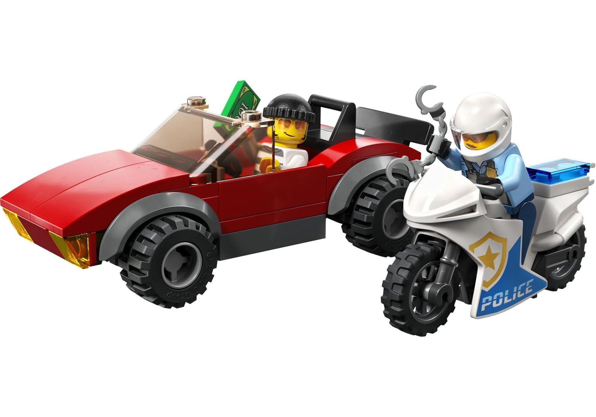 Lego 60392 City: Verfolgungsjagd mit dem Polizeimotorrad - plegobil