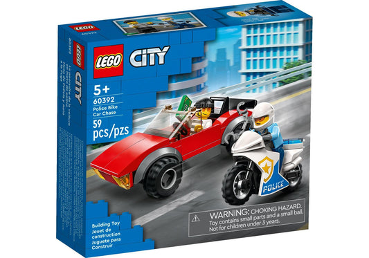 Lego 60392 City: Verfolgungsjagd mit dem Polizeimotorrad - plegobil
