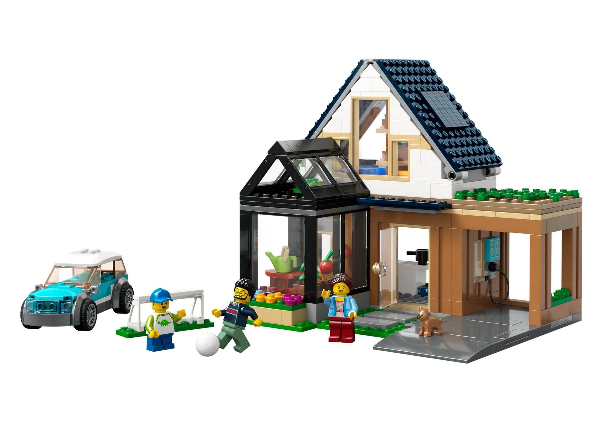 Lego 60398 City: Familienhaus mit Elektroauto - plegobil