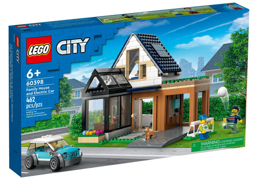 Lego 60398 City: Familienhaus mit Elektroauto - plegobil