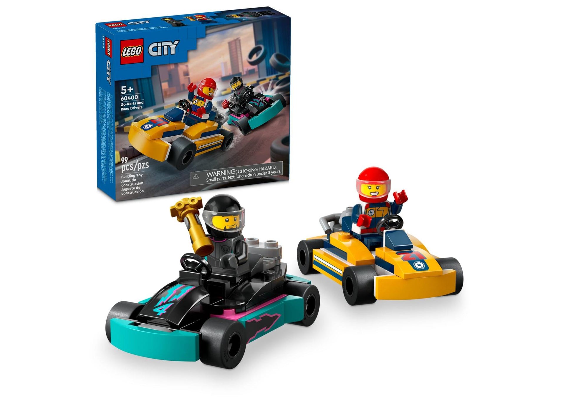 Lego 60400 City: Go-Karts mit Rennfahrern - plegobil