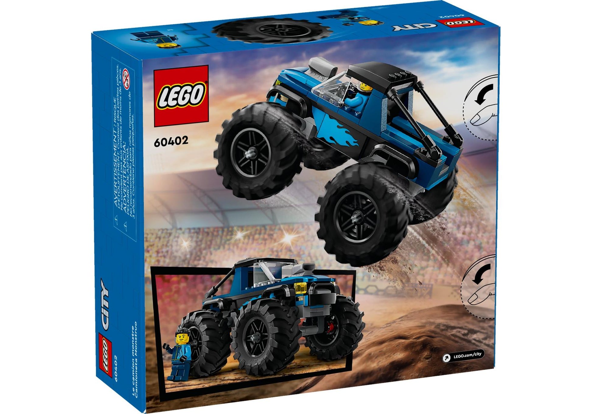 Lego 60402 City: Blauer Monstertruck - plegobil