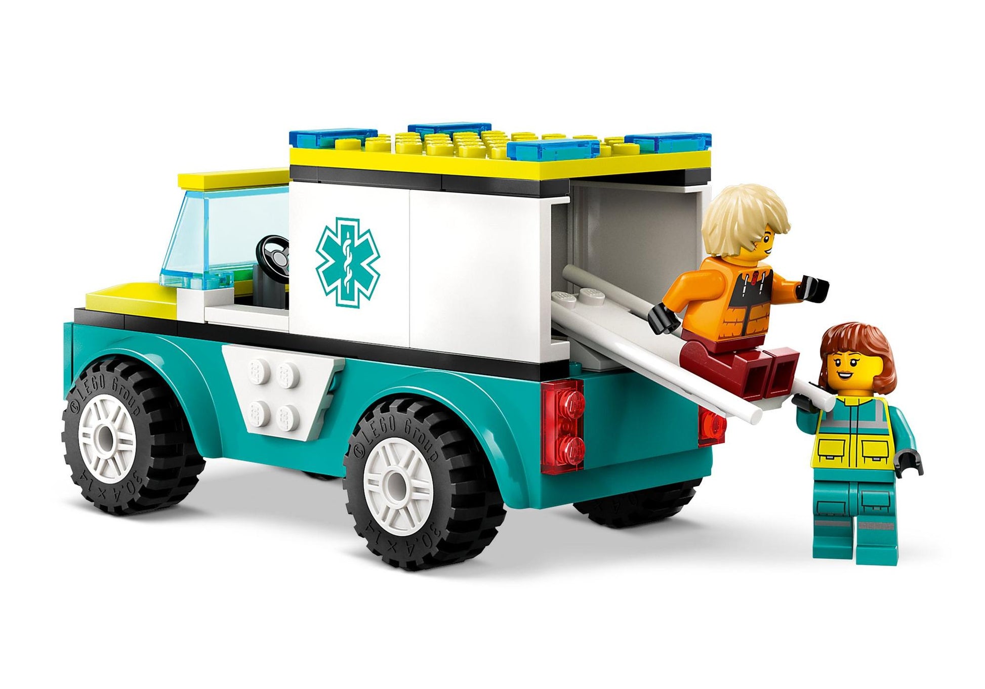 Lego 60403 City: Rettungswagen und Snowboarder - plegobil