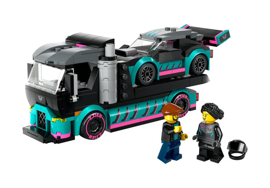 Lego 60406 City: Autotransporter mit Rennwagen - plegobil