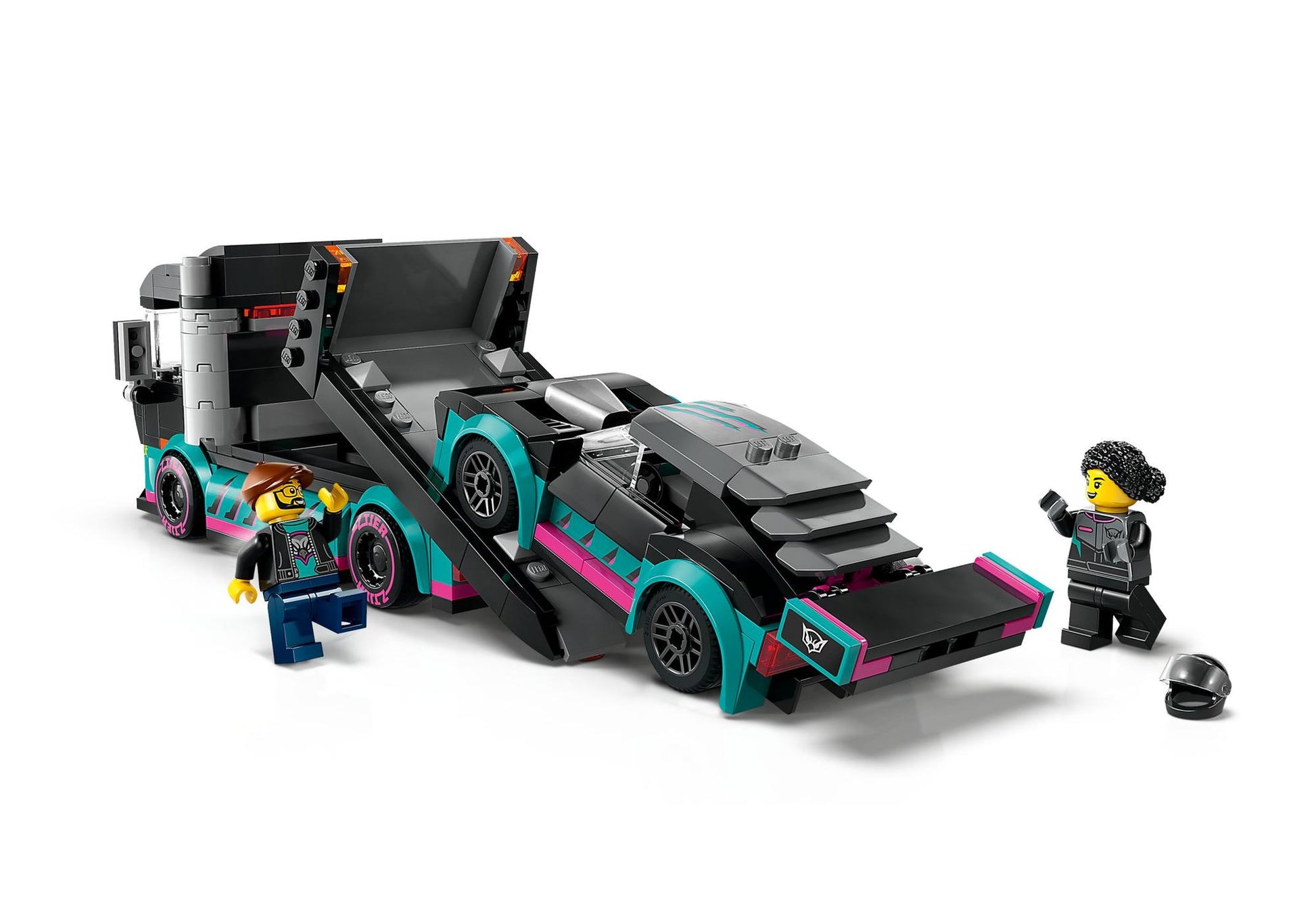 Lego 60406 City: Autotransporter mit Rennwagen - plegobil