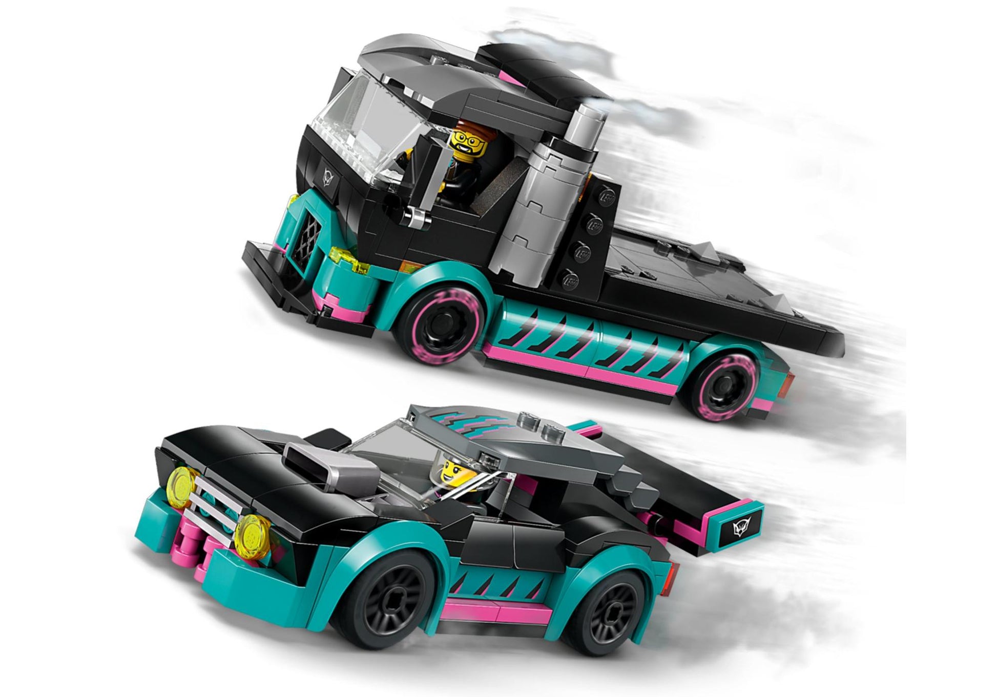 Lego 60406 City: Autotransporter mit Rennwagen - plegobil