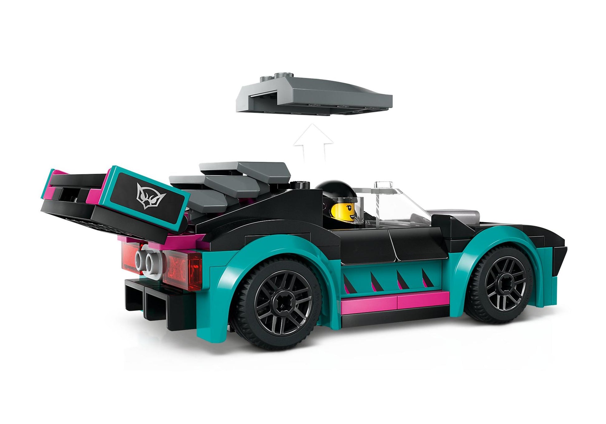 Lego 60406 City: Autotransporter mit Rennwagen - plegobil