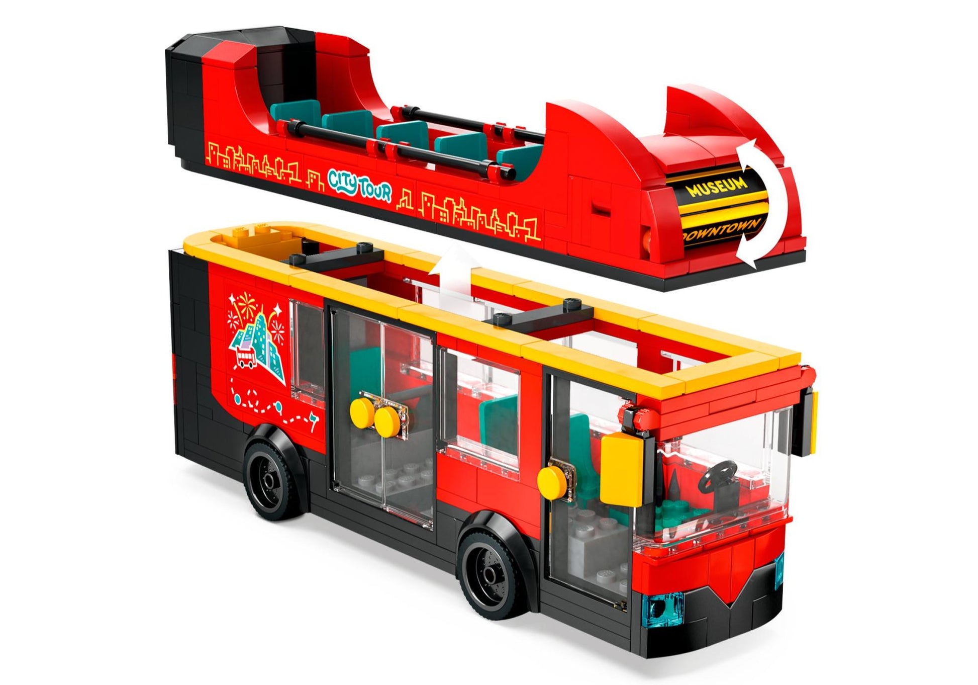 Lego 60407 City: Doppeldeckerbus - plegobil