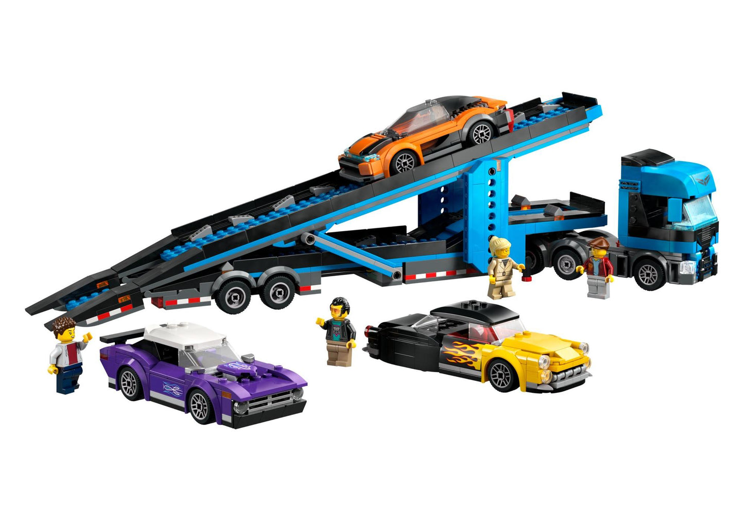 Lego 60408 City: Autotransporter mit Sportwagen - plegobil