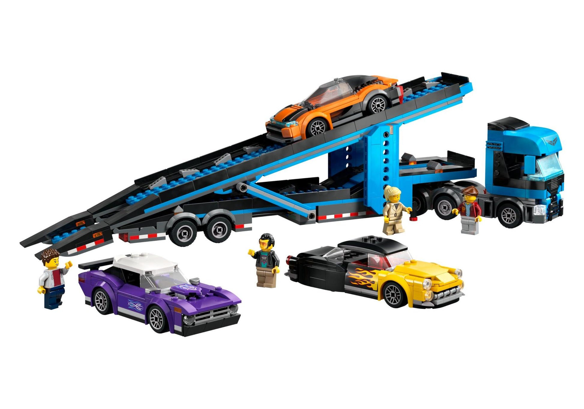 Lego 60408 City: Autotransporter mit Sportwagen - plegobil