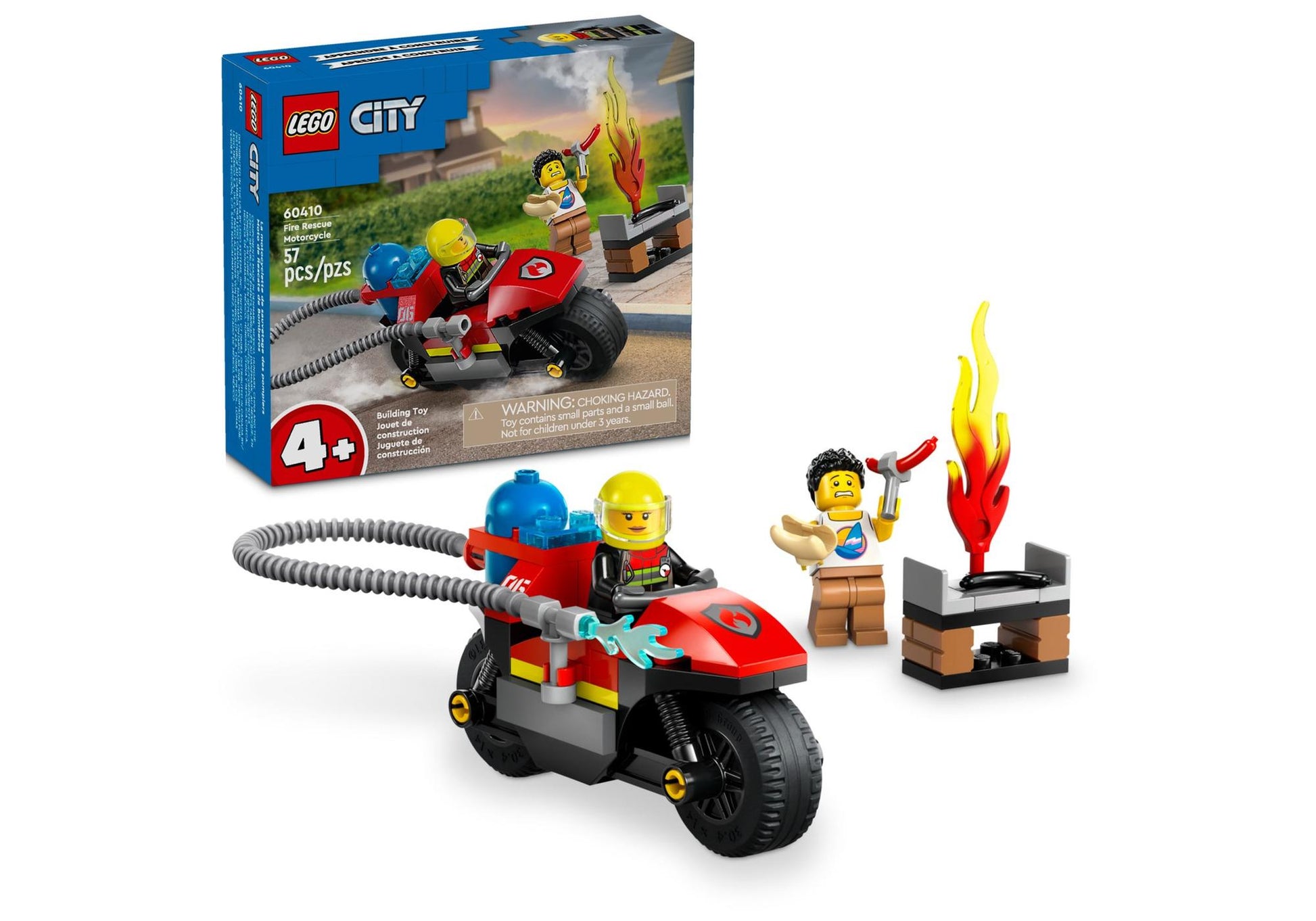 Lego 60410 City: Feuerwehrmotorrad - plegobil